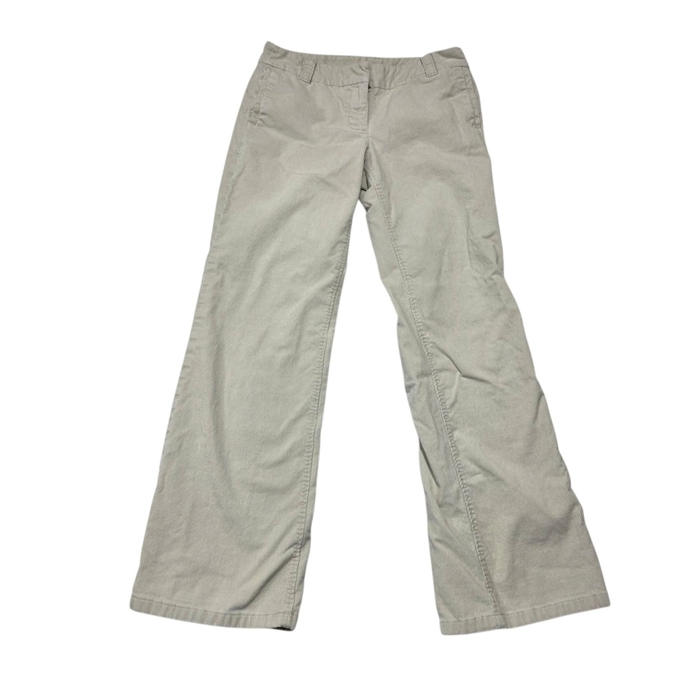 J.Crew Corduroy Pants Womens 4 Beige Favorite Fit Low Rise Bootcut Stretch